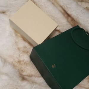 Rolex watch gift box and bag